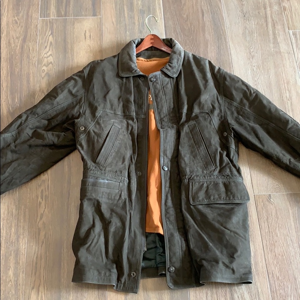 Marco Pierguidi brown suede men’s jacket